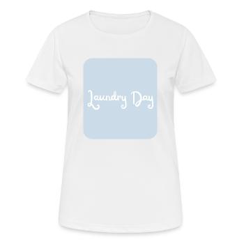 Laundry Day - Women's Breathable T-Shirt - white - Front - AI Model Female 172 dark (172cm)