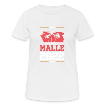 Malle 2022 - T-shirt respirant Femme - blanc - Devant - AI Model Female 172 dark (172cm)