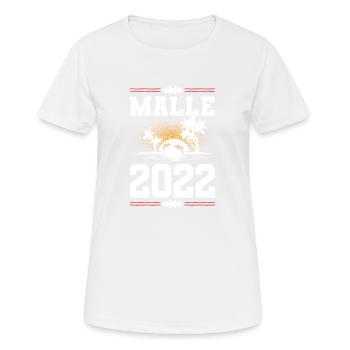 Malle 2022 - T-shirt respirant Femme - blanc - Devant - AI Model Female 172 dark (172cm)
