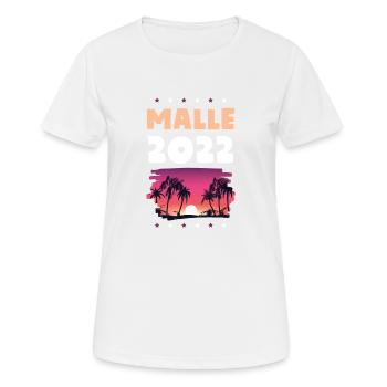Malle 2022 - T-shirt respirant Femme - blanc - Devant - AI Model Female 172 dark (172cm)