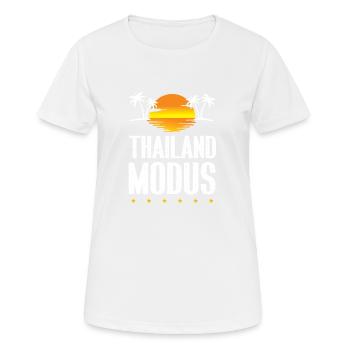 Thailand Modus - Frauen T-Shirt atmungsaktiv - Weiß - Vorne - AI Model Female 172 dark (172cm)