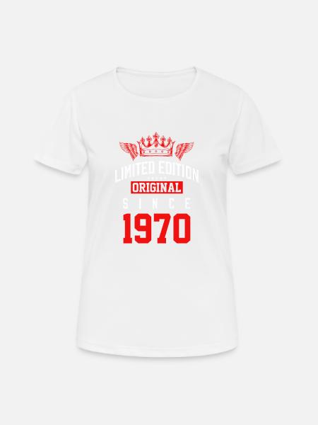 1970 limited edition - Frauen T-Shirt atmungsaktiv - Weiß