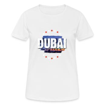 Dubai - Women's Breathable T-Shirt - white - Front - AI Model Female 172 dark (172cm)