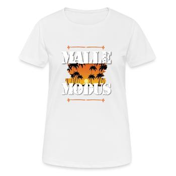 Malle Mode - Women's Breathable T-Shirt - white - Front - AI Model Female 172 dark (172cm)