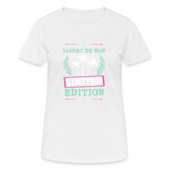 Lloret De Mar Limited Edition - Frauen T-Shirt atmungsaktiv - Weiß - Vorne - AI Model Female 172 dark (172cm)