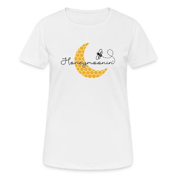 Honeymooners Flitterwochen Honeymooning Hochzeit - Frauen T-Shirt atmungsaktiv - Weiß - Vorne - AI Model Female 172 dark (172cm)
