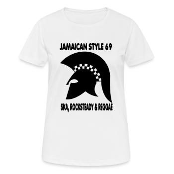 jamaican style 69 - Women's Breathable T-Shirt - white - Front - AI Model Female 172 dark (172cm)