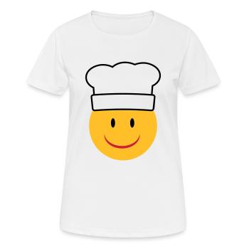 cuisiner - T-shirt respirant Femme - blanc - Devant - AI Model Female 172 dark (172cm)