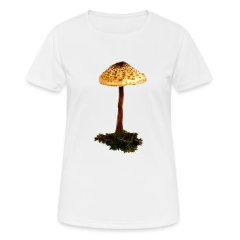 Parasol Pilz - Frauen T-Shirt atmungsaktiv - Weiß - Vorne - AI Model Female 172 dark (172cm)