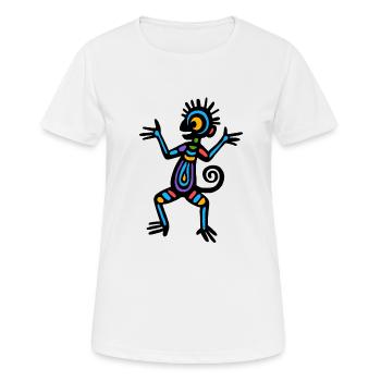 Culture des Incas, symbole - T-shirt respirant Femme - blanc - Devant - AI Model Female 172 dark (172cm)