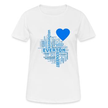 Liverpool - T-shirt respirant Femme - blanc - Devant - AI Model Female 172 dark (172cm)