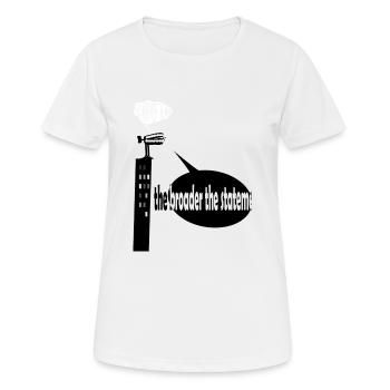 Quota - T-shirt respirant Femme - blanc - Devant - AI Model Female 172 dark (172cm)