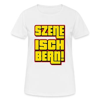 Szene Isch Bern - Frauen T-Shirt atmungsaktiv - Weiß - Vorne - AI Model Female 172 dark (172cm)