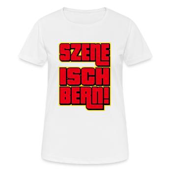 Szene Isch Bern - Frauen T-Shirt atmungsaktiv - Weiß - Vorne - AI Model Female 172 dark (172cm)