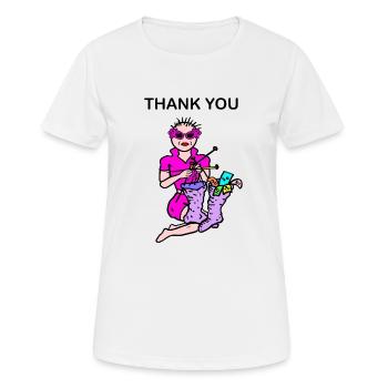 Money - Women's Breathable T-Shirt - white - Front - AI Model Female 172 dark (172cm)