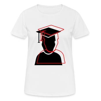 Student Diploma 2 - Women's Breathable T-Shirt - white - Front - AI Model Female 172 dark (172cm)