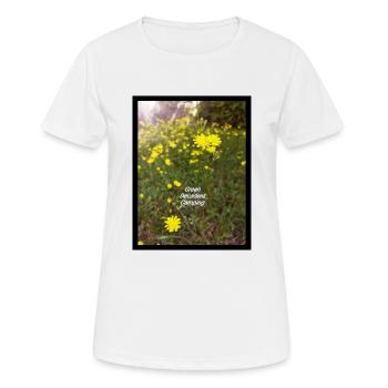 Green Decadent Camping - Women's Breathable T-Shirt - white - Front - AI Model Female 172 dark (172cm)