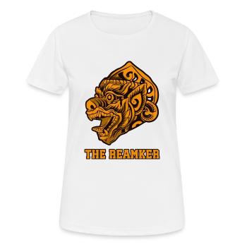Kambodscha Krieger Khmer Schwert Flagge I Geschenk - Frauen T-Shirt atmungsaktiv - Weiß - Vorne - AI Model Female 172 dark (172cm)