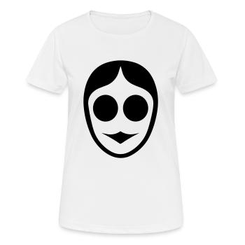 clown - Women's Breathable T-Shirt - white - Front - AI Model Female 172 dark (172cm)