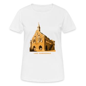 Mairie de Lahr Forêt-Noire Bade-Wurtemberg - T-shirt respirant Femme - blanc - Devant - AI Model Female 172 dark (172cm)