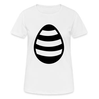 oeuf de paques - T-shirt respirant Femme - blanc - Devant - AI Model Female 172 dark (172cm)