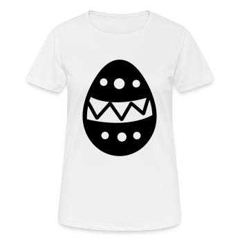 Easter Egg - Women's Breathable T-Shirt - white - Front - AI Model Female 172 dark (172cm)