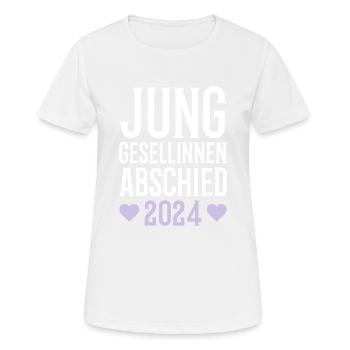 Hen party 2024 - Women's Breathable T-Shirt - white - Front - AI Model Female 172 dark (172cm)