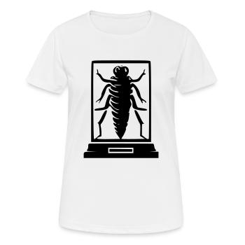 Insecte musée - T-shirt respirant Femme - blanc - Devant - AI Model Female 172 dark (172cm)