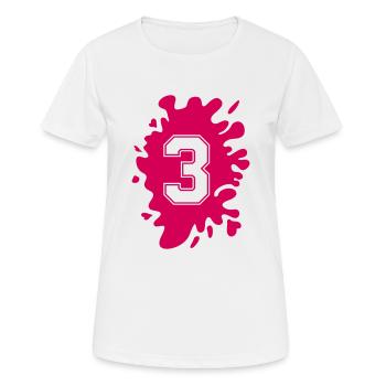 blob 3 - Women's Breathable T-Shirt - white - Front - AI Model Female 172 dark (172cm)