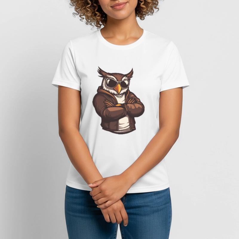 Owl Comic Cool Women's Breathable T-Shirt