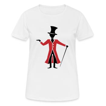 Magier Zauberer - Frauen T-Shirt atmungsaktiv - Weiß - Vorne - AI Model Female 172 dark (172cm)