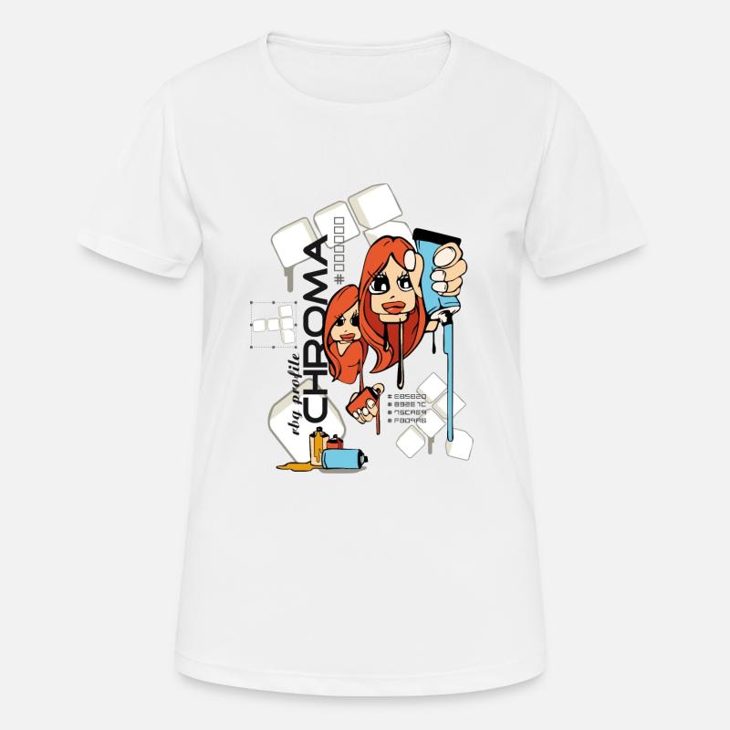 Chroma - Women's Breathable T-Shirt - white