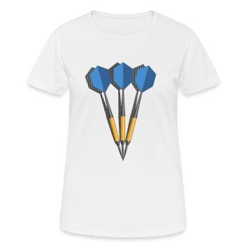 Dart arrow - Women's Breathable T-Shirt - white - Front - AI Model Female 172 dark (172cm)