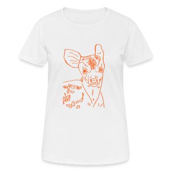 Fawn - Women's Breathable T-Shirt - white - Front - AI Model Female 172 dark (172cm)