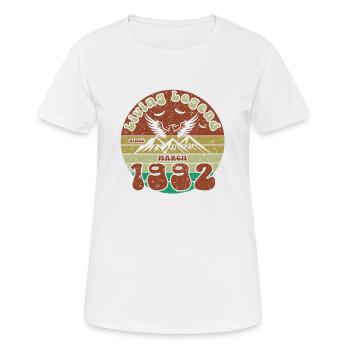 33rd Birthday Living Legend since VIN 03/1992 - Women's Breathable T-Shirt - white - Front - AI Model Female 172 dark (172cm)