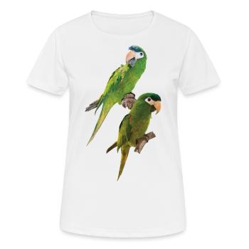 Le noble ara - T-shirt respirant Femme - blanc - Devant - AI Model Female 172 dark (172cm)