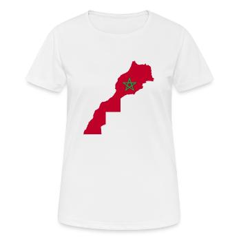 Morocco - Women's Breathable T-Shirt - white - Front - AI Model Female 172 dark (172cm)