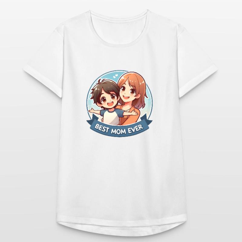 Muttertag - Eine Mutter und ihr Sohn Frauen T-Shirt atmungsaktiv