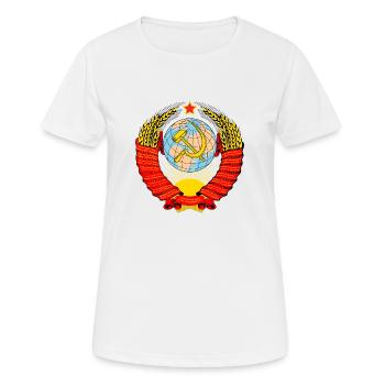 Sowjetunion - Frauen T-Shirt atmungsaktiv - Weiß - Vorne - AI Model Female 172 dark (172cm)