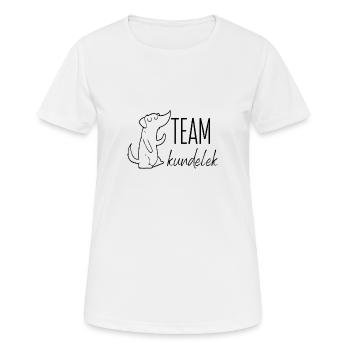 bâtard - T-shirt respirant Femme - blanc - Devant - AI Model Female 172 dark (172cm)