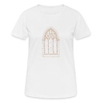 window of being - Women's Breathable T-Shirt - white - Front - AI Model Female 172 dark (172cm)