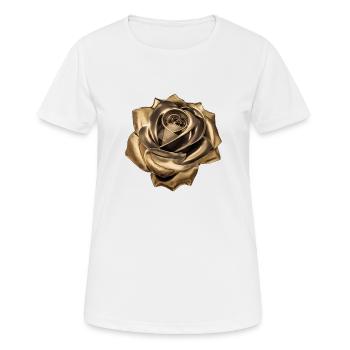 Rose, Or, Métal, Métallique - T-shirt respirant Femme - blanc - Devant - AI Model Female 172 dark (172cm)