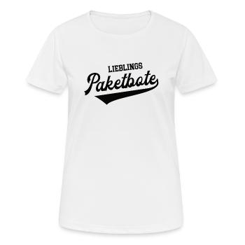 Lieblings Paketbote Danke Paketboten Postbote Bote - Frauen T-Shirt atmungsaktiv - Weiß - Vorne - AI Model Female 172 dark (172cm)