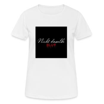 Nicht dasselbe Blut - Frauen T-Shirt atmungsaktiv - Weiß - Vorne - AI Model Female 172 dark (172cm)