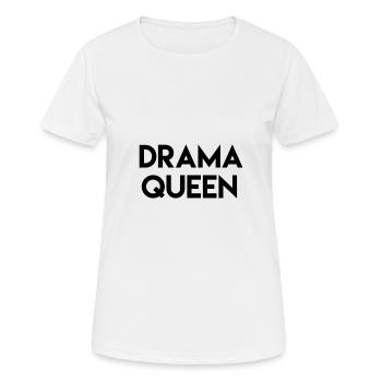 Drame Reine - T-shirt respirant Femme - blanc - Devant - AI Model Female 172 dark (172cm)
