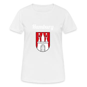Hamburg - Women's Breathable T-Shirt - white - Front - AI Model Female 172 dark (172cm)