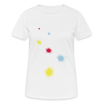 Symbole Seeigelicon - T-shirt respirant Femme - blanc - Devant - AI Model Female 172 dark (172cm)