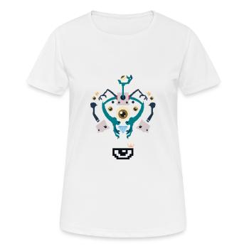 totem eye ball - T-shirt respirant Femme - blanc - Devant - AI Model Female 172 dark (172cm)