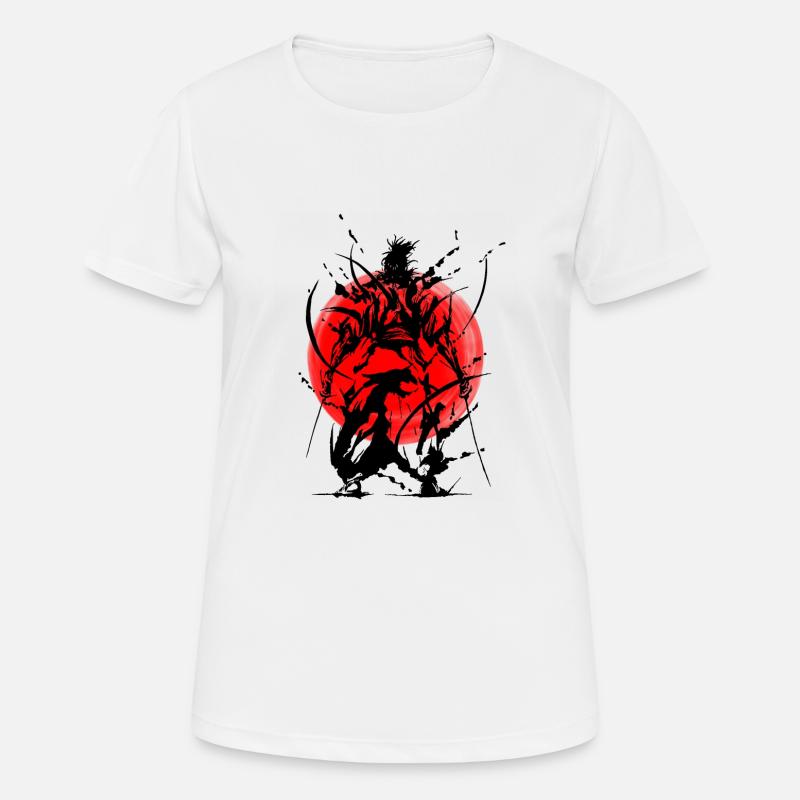 Samurai, samurai, japan, japanese, warrior, - Women's Breathable T-Shirt - white