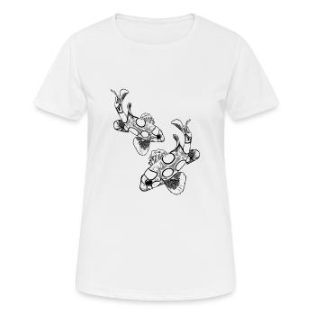 Spotted vintage clownfish - Women's Breathable T-Shirt - white - Front - AI Model Female 172 dark (172cm)